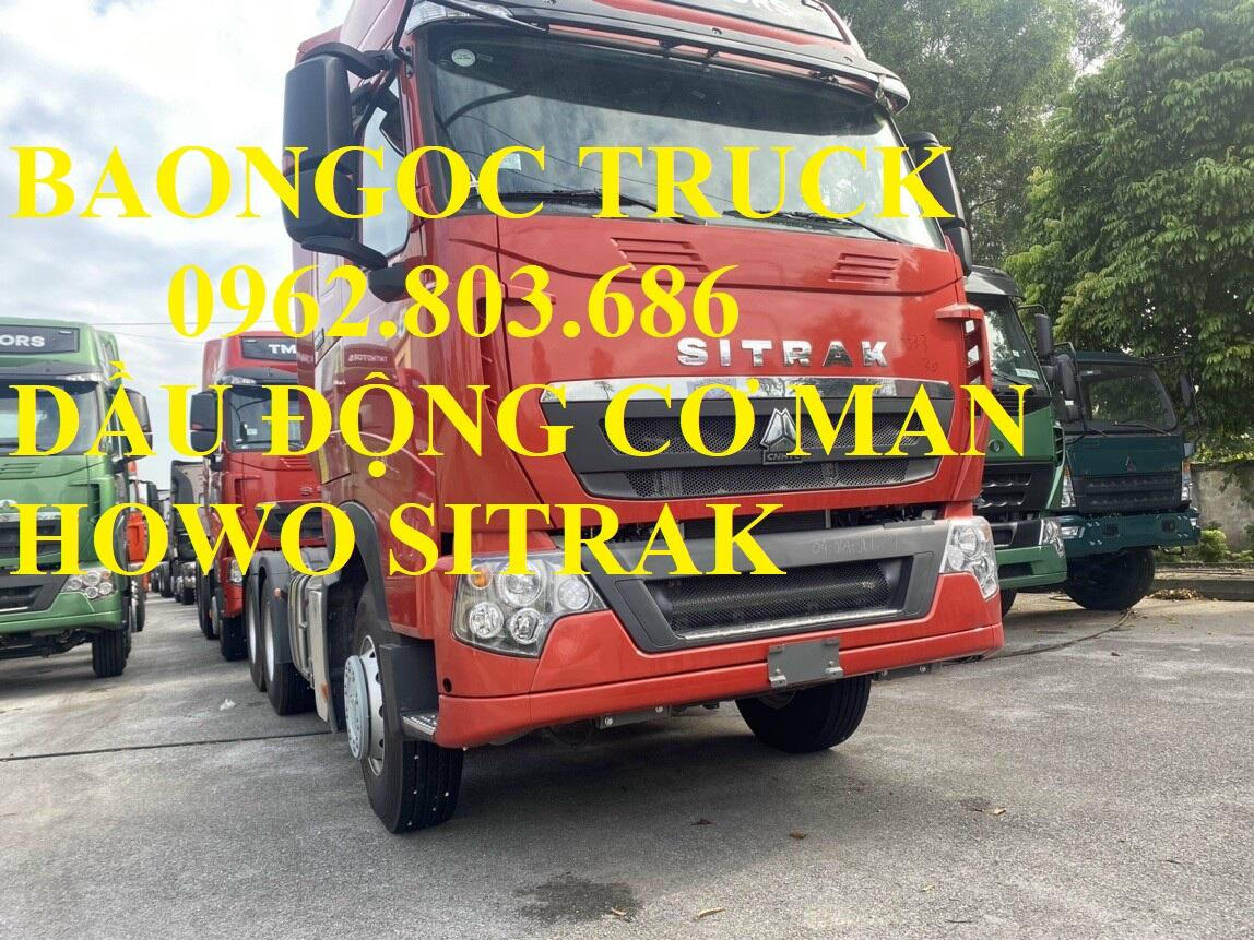 Xe đầu kéo howo sitrak 440 hp động cơ man