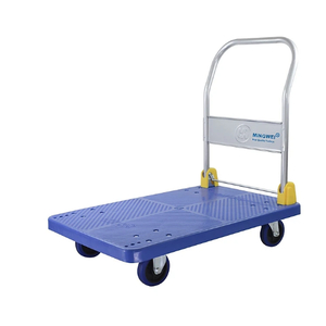 Xe đẩy hàng 4 bánh MINGWEI tải trọng 200kg - 400kg gấp gọn