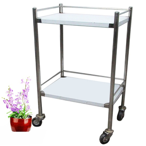 Xe đẩy inox 2 tầng 40 x 60 (không hộc)