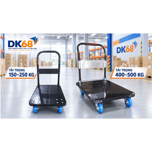 Xe Đẩy Hàng 4 Bánh Đủ Loại Tải Trọng
