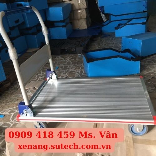 Xe đẩy hàng đáy thép - 1 tầng