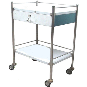 Xe đẩy inox 2 tầng 40 x 60 (có hộc)