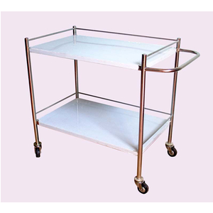 Xe đẩy inox 2 tầng 50 x 80 (không hộc)
