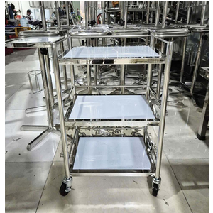 Xe đẩy inox 3 tầng 40 x 60 (không hộc)