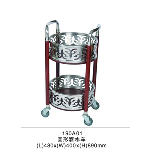 Xe đẩy thức ăn 2 tầng 190A01