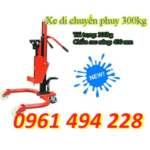 Xe di chuyển phuy 300 kg nâng 400mm chính hãng giá rẻ
