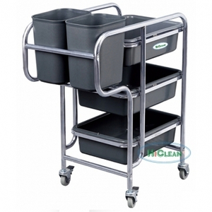 Xe dọn vệ sinh gom thức ăn thừa HiClean HC167