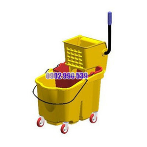 XE DỌN VỆ SINH MÀU VÀNG