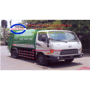 Xe ép chở rác hyundai hd500