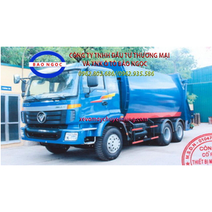 Xe ép rác 20 khối (m3) Thaco auman Trường Hải 3 chân