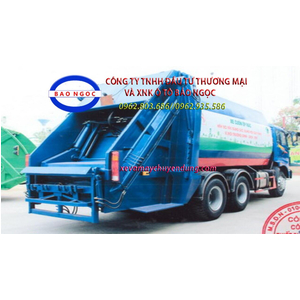 Xe ép rác 20 khối (m3) Thaco auman Trường Hải 3 chân