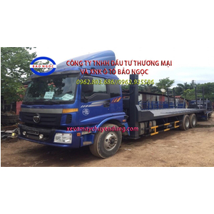 Xe nâng đầu 3 chân chở máy công trình, máy gặt thaco auman C240C
