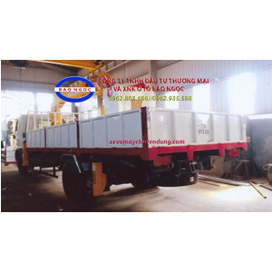 Xe hino FG gắn cẩu 5 tấn soosan có rỏ nâng người