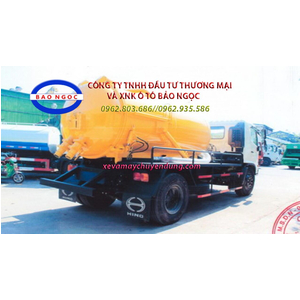 XE HÚT CHẤT THẢI 6,5 KHỐI HINO FG8JJSB