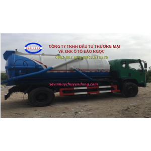 XE HÚT CHẤT THẢI 10 KHỐI HOWO NHẬP KHẨU