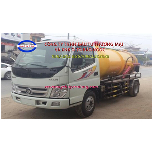 XE HÚT BÙN, HÚT CHẤT THẢI 3 KHỐI THACO OLLIN 500B