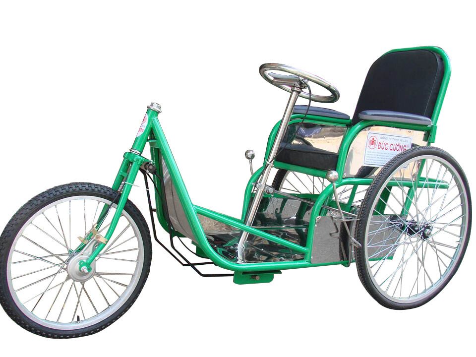 Xe lắc sắt Đức Cường (có mái che hoặc không mái che)