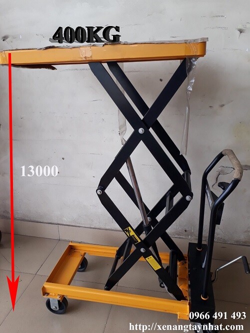 Xe nâng bàn 400kg giá rẻ giao hàng miễn phí HCM