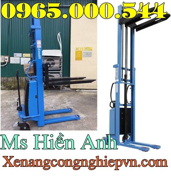 Xe nâng bán tự động 1.5 tấn Eoslift nhập khẩu giá rẻ.