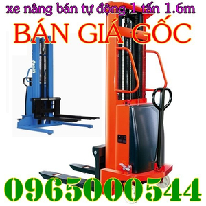 Xe nâng bán tự động 1 tấn 1.6m hàng tốt giá tốt