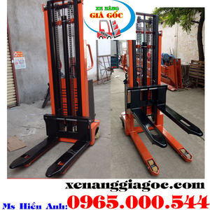 Xe nâng bán tự động 1 tấn 2m nhập khẩu giá rẻ nhất