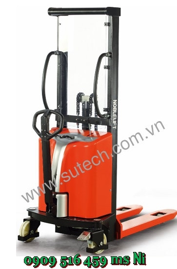 Xe nâng bán tự động 2 tấn cao 2000mm, Xe nâng điện đẩy tay 2.0 tấn 2.0m