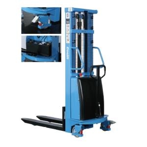 Xe nâng bán tự động chân hẹp SPN