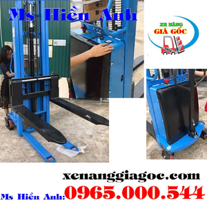 Xe nâng bán tự động tại Bắc Ninh giá rẻ 1 tấn 1.5 tấn 2 tấn
