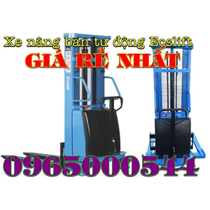 Xe nâng bán tự động, xe bán tự động 1 tấn, 1.5 tấn giá rẻ