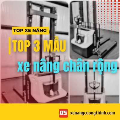 Top 3 Mẫu Xe Nâng Chân Rộng Dùng Cho Pallet 2 Mặt - Pallet Kín