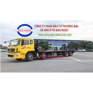 Xe nâng đầu 4 chân dongfeng chở máy công trình