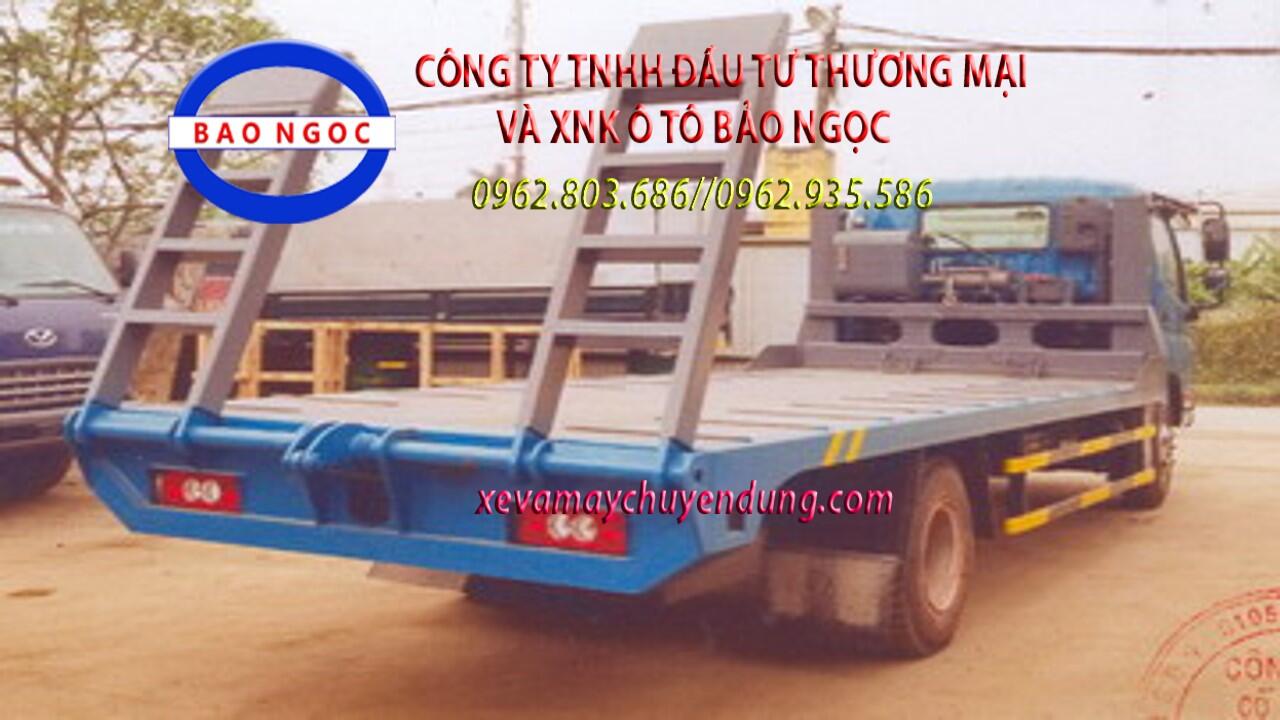Xe nâng đầu chở máy 7 tấn thaco ollin 720 euro 4