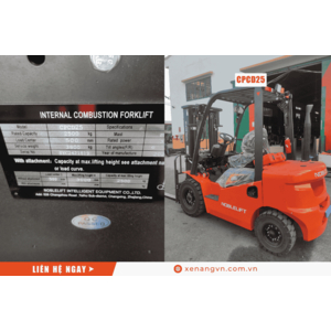 Xe nâng dầu diesel 2.5 tấn CPCD25 Noblelift