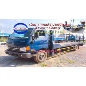 Xe nâng đầu hyundai HD120SL chở máy công trình