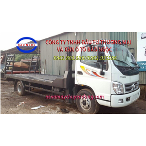 Xe nâng đầu thaco ollin 700b chở máy công trình, máy gặt