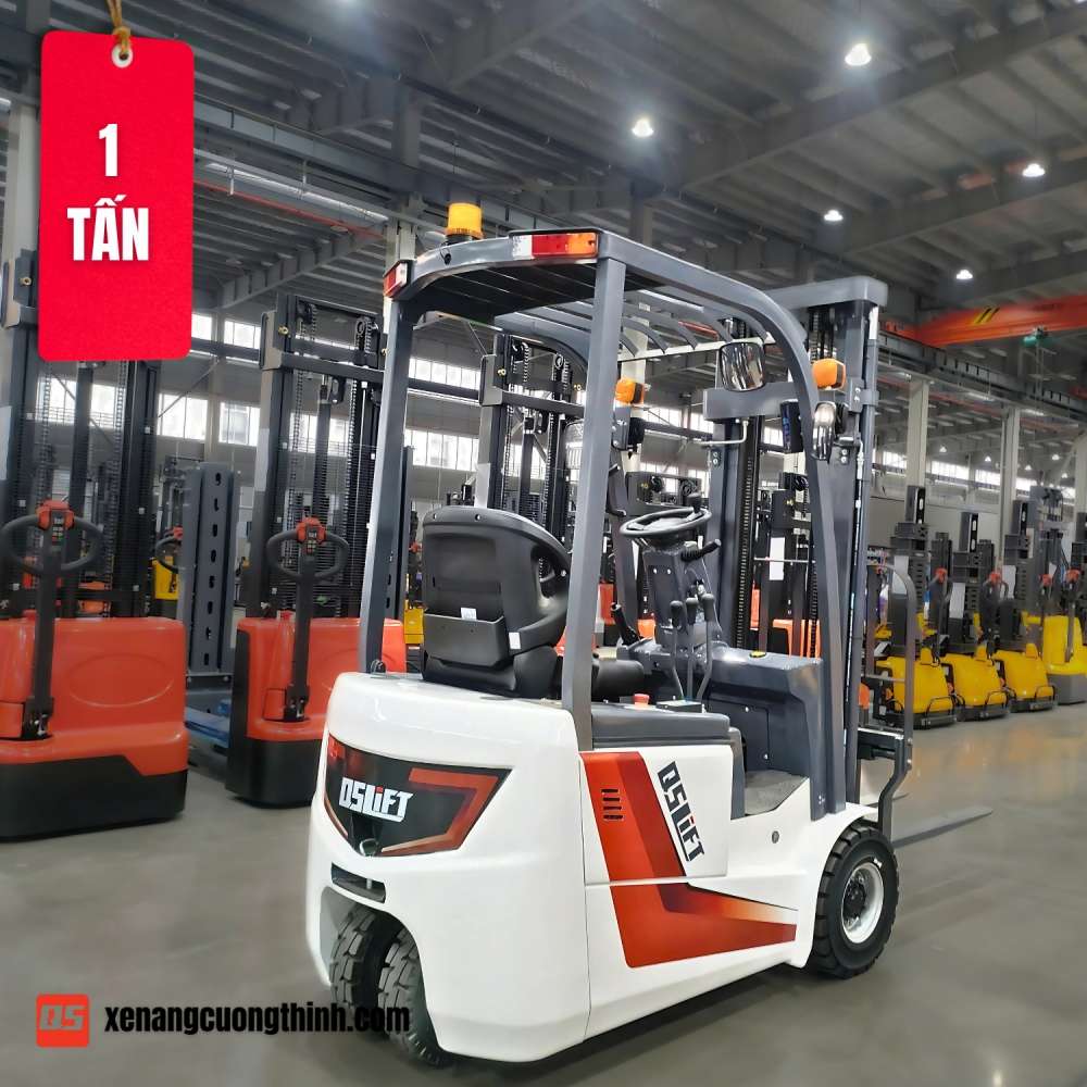Xe nâng điện ngồi lái 3 bánh
