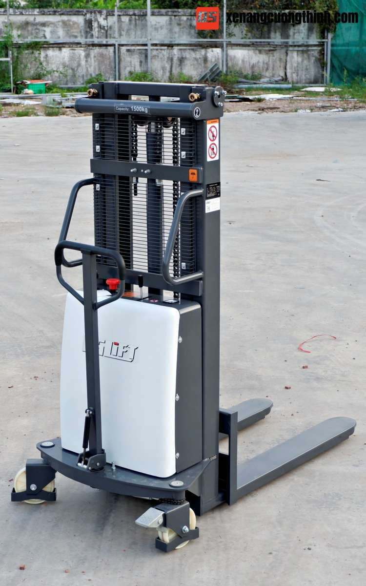 Xe Nâng Điện Bán Tự Động 1.5 Tấn | Xe Nâng Cường Thịnh QSLIFT QSS15