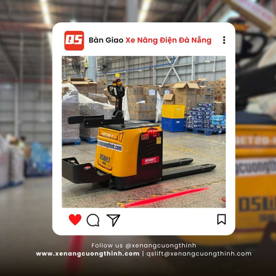 Bàn Giao Xe Nâng Điện - Option Cao Cấp Tại Đà Nẵng