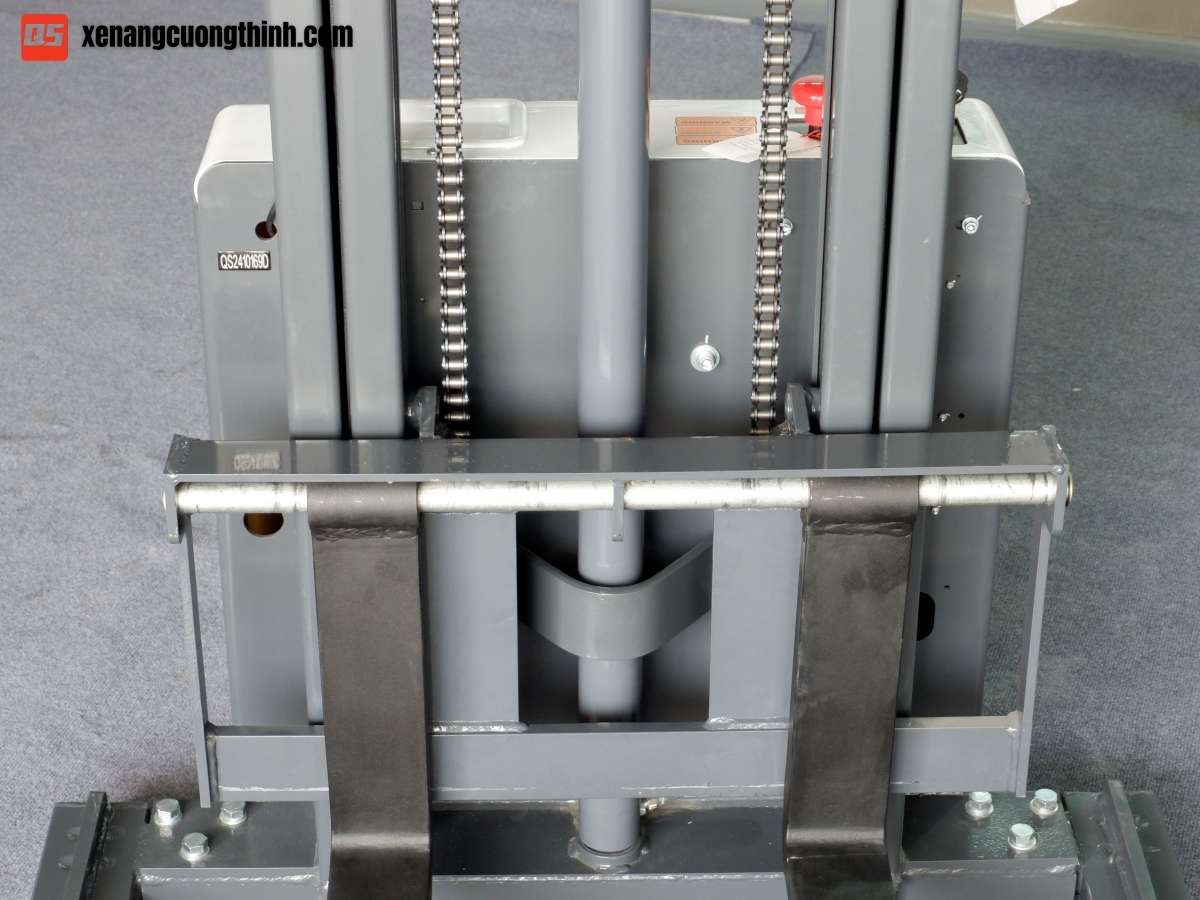 Xe nâng điện chân rộng đi bộ lái | Pallet 2 mặt