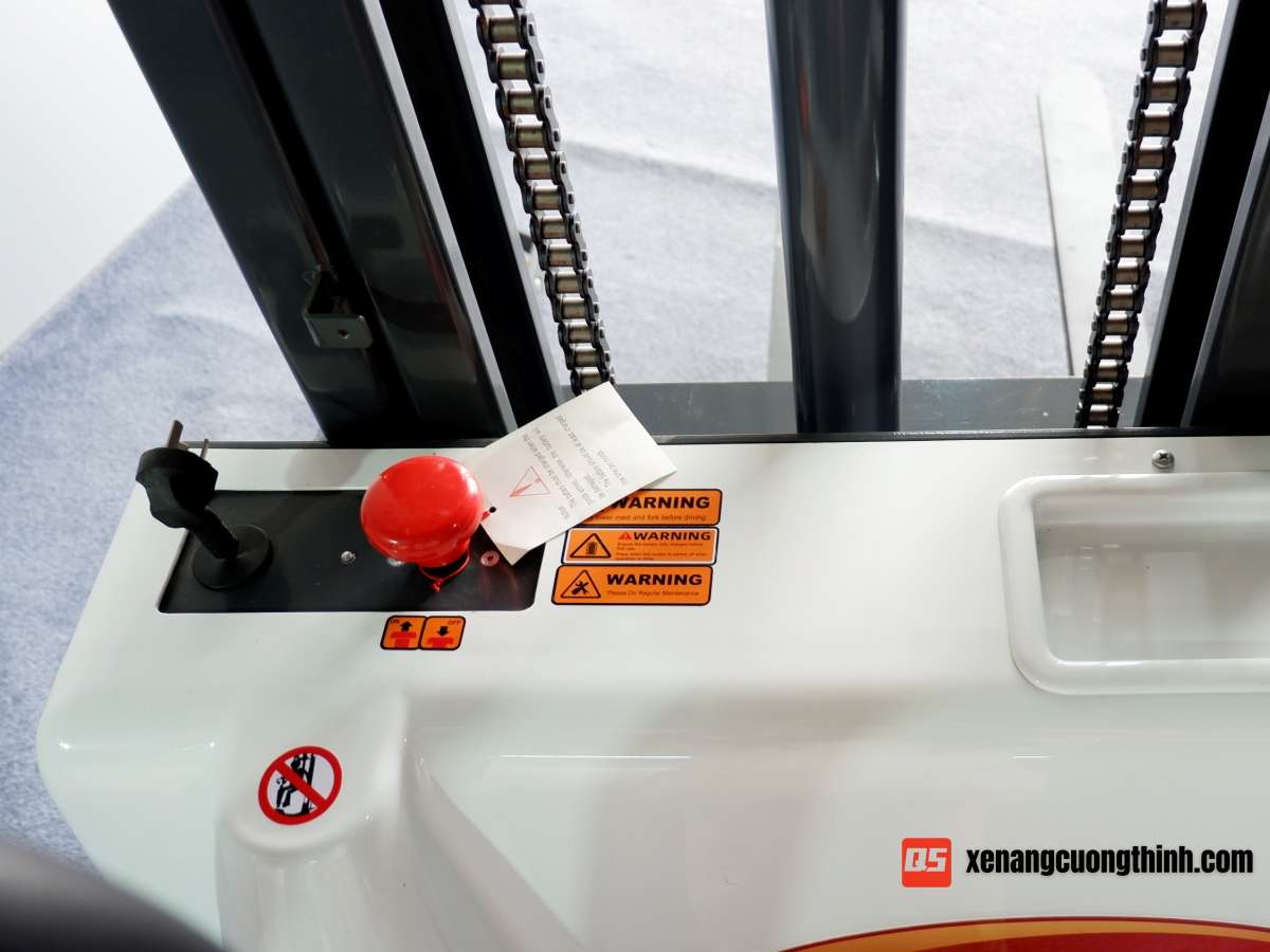 Xe nâng điện chân rộng đi bộ lái | Pallet 2 mặt