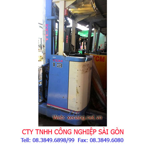 Xe nâng điện cũ TCM 1300kg 4m