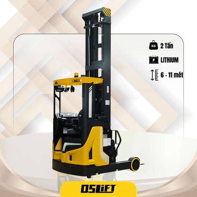 Xe Nâng Điện Đứng Lái Reach Truck 2 Tấn