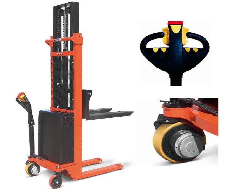XE NÂNG ĐIỆN MINI 1 TẤN CAO 3M