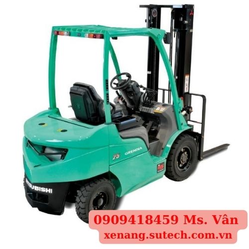 Xe nâng điện ngồi lái 2,5 tấn Mitsubishi