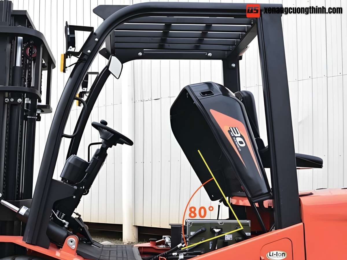 Xe Nâng Điện Ngồi Lái 3.5 Tấn Pin Lithium | Xe Nâng Cường Thịnh