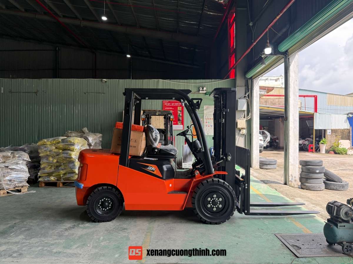Xe Nâng Điện Ngồi Lái 3.5 Tấn Pin Lithium | Xe Nâng Cường Thịnh