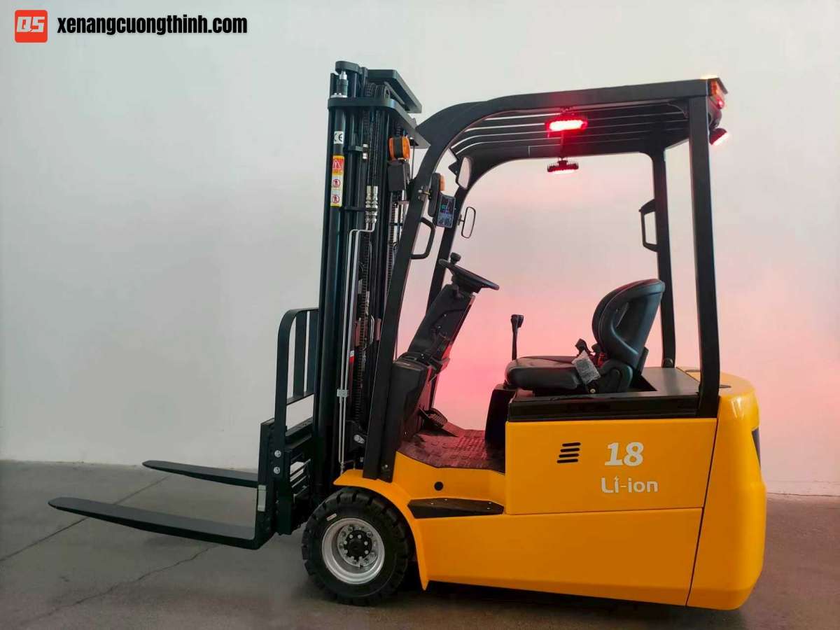 Xe Nâng Điện Ngồi Lái 3 Bánh Nhỏ Gọn | Xe Nâng Cường Thịnh