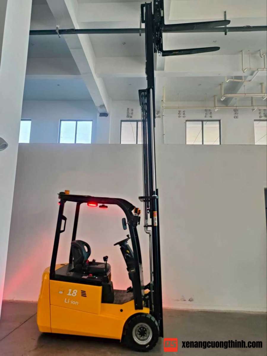 Xe Nâng Điện Ngồi Lái 3 Bánh Nhỏ Gọn | Xe Nâng Cường Thịnh