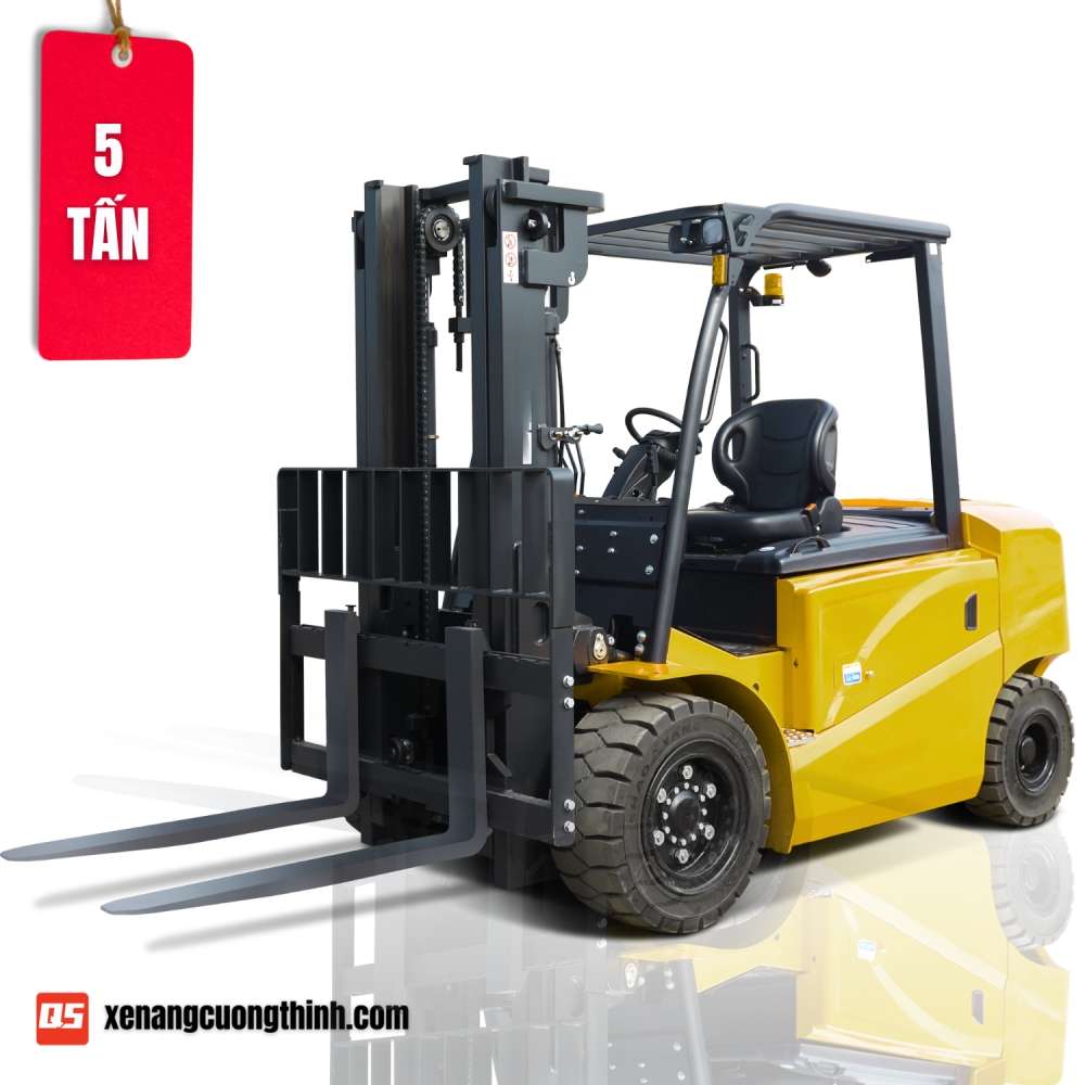 Xe nâng điện ngồi lái 5 Tấn