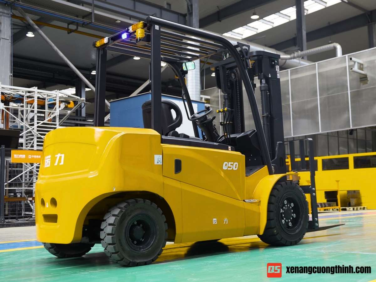 Xe Nâng Điện Ngồi Lái 5 Tấn Full Option | Xe Nâng Cường Thịnh